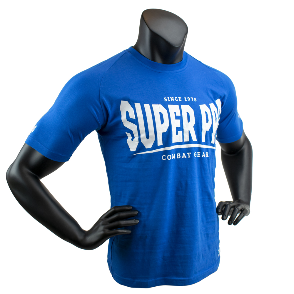 NieuwZeeland Bespreken Kalmte Premium Gym - T-Shirt Logo Blauw/Wit